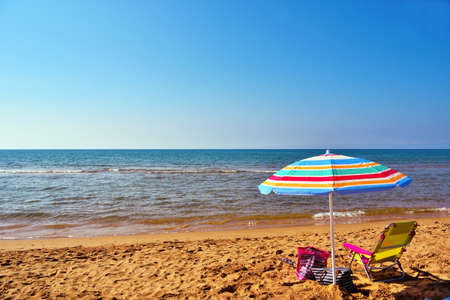 sampieri beach Ragusa Sicily Italyの写真素材