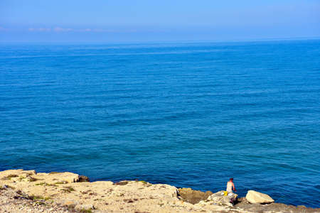 sampieri beach Ragusa Sicily Italyの写真素材