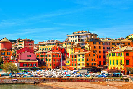 the village of Genoa nervi Italy