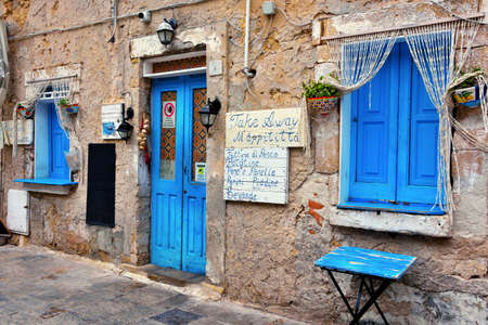 the beautiful historical village of the province of Syracuse Sicily September 26 2018 Marzamemi Italyのeditorial素材