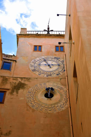 clock tower Trapani Sicily Italy