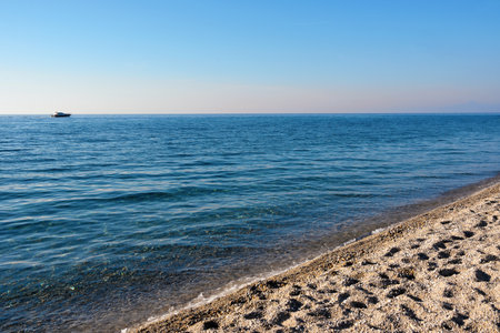the beach of Zambrone Tropea Calabria Italyの写真素材