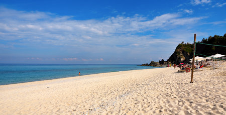 the beach of Zambrone Tropea Calabria Italyのeditorial素材
