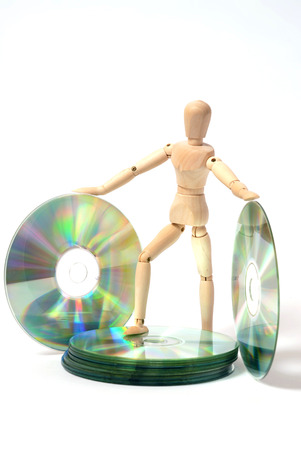 Dummy and cdromの写真素材