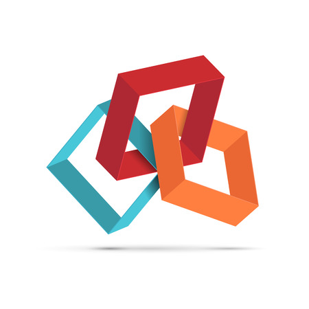 Vector square signのイラスト素材