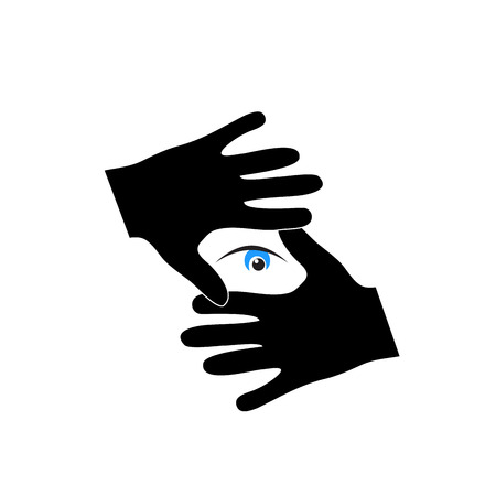 Vector sign  look image photographerのイラスト素材