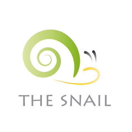 Vector sign abstract snailのイラスト素材