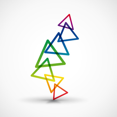 Vector illustration triangleのイラスト素材