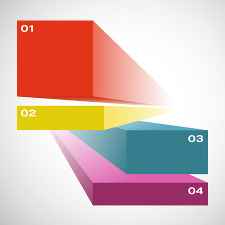 Vintage vector infographic for business projectのイラスト素材