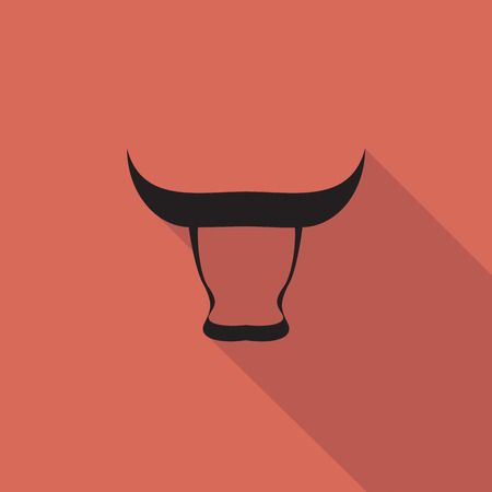 Vector sign Bull.のイラスト素材