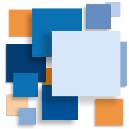 Vector colored paper on white backgroundのイラスト素材