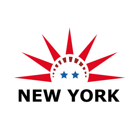 Modern vector sign New Yorkのイラスト素材