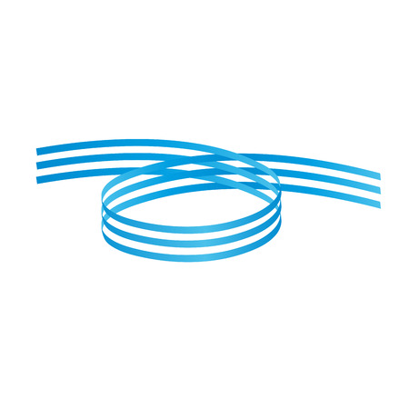 Vector Blue Rings Backgroundのイラスト素材