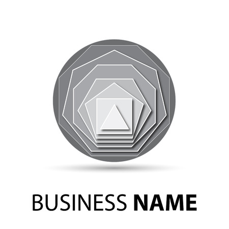 Vector abstract sign, geometric shapeのイラスト素材