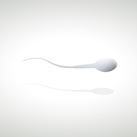 Human sperm cell and male fertilityのイラスト素材