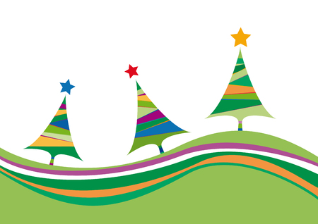 Vector Christmas colored backgroundのイラスト素材