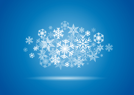 Vector Winter Backgroundのイラスト素材