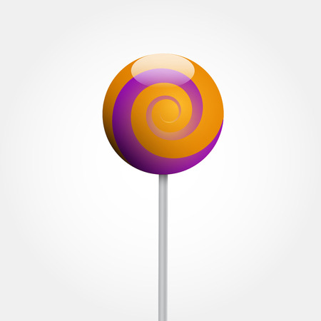 Vector colored lollipopのイラスト素材