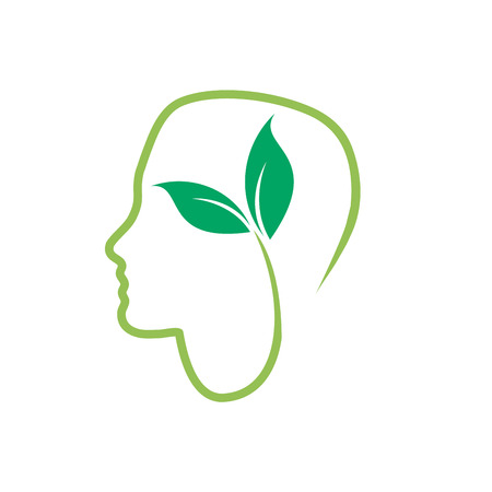 Vector sign vegan, person vegetarianのイラスト素材