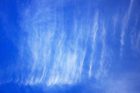 Cloudy blue sky on a sunny day.