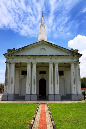 St. George's Church is the oldest Anglican church (completed in 1818) in Southeast Asia and is located in George Town, Penang, Malaysia.の写真素材