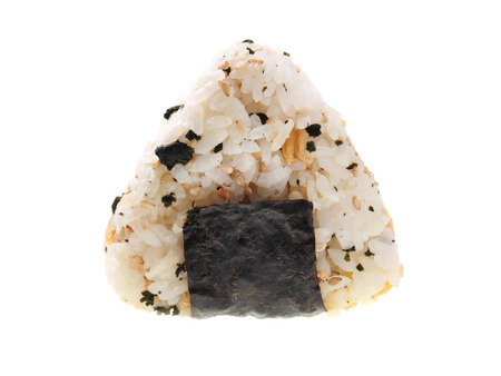 Japanese rice ball (onigiri) の写真素材