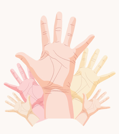 hand, palmのイラスト素材