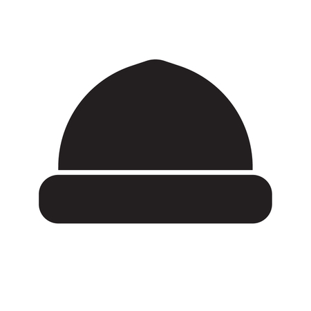 HAT icon solid styleのイラスト素材