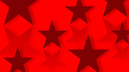 elegant abstract red background, with dark red star pattern. modern geometry backgroundの写真素材