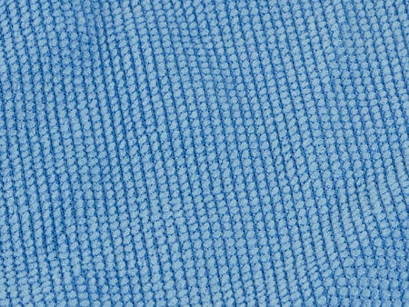 Blue Microfiber Cleaning Cloth Texture for background.の写真素材
