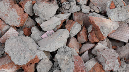 demolition wall texture, demolition bricks.
