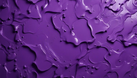 Purple paint dripping on a wall. Abstract background for design.の素材