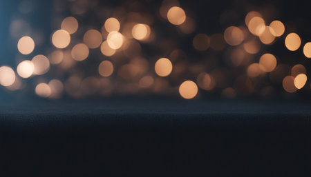 Defocused abstract bokeh lights background.の素材