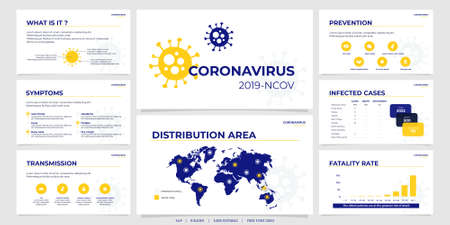 business presentation template, vector illustrationのイラスト素材