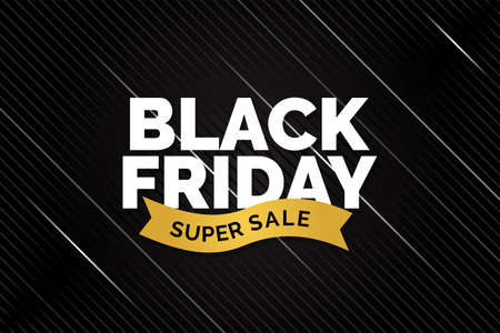 Black Friday Banner Backgroundのイラスト素材