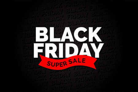 Black Friday Banner Backgroundのイラスト素材