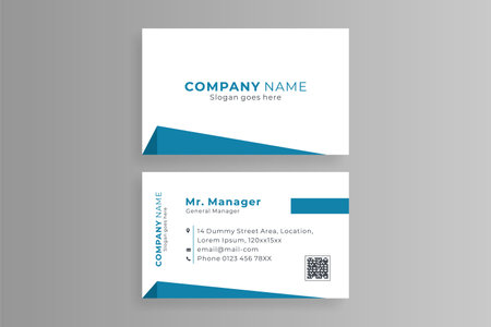 Business Card templateのイラスト素材