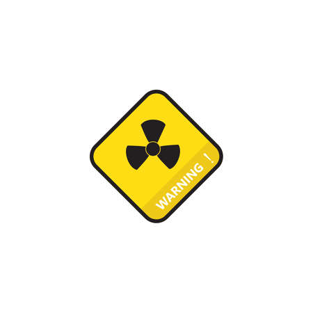 Rotating Parts Fan Warning Sign, Vector Illustration.のイラスト素材