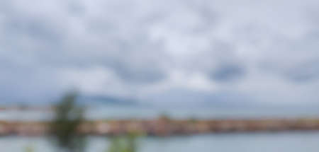 defocused abstract background of Ulele Sea, Banda Aceh.
