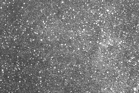 chaotic white dotts on a black backgroundの写真素材