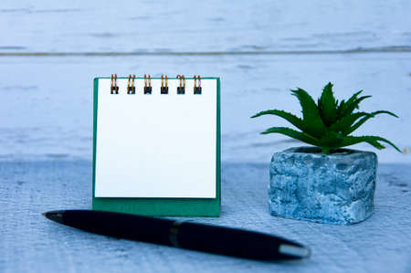 Blank notepad with customizable space for text or ideas. Copy spaceの写真素材