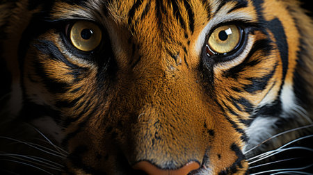 Close up look of Malayan Tiger.の素材