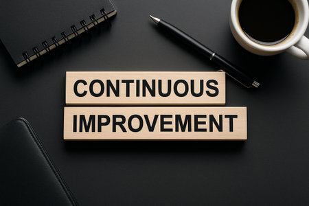 Continuous Improvement Initiatives to Increase Efficiency and Reduce Waste. Efficiency and waste reduction.の素材