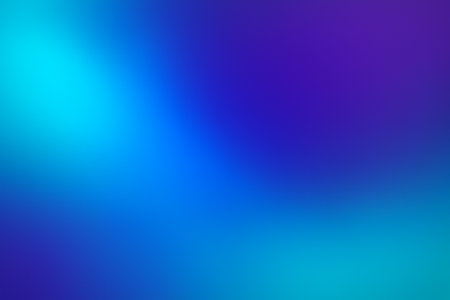 Bright cyan and violet gradient light blending with smooth glowing transitions.の素材