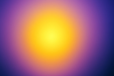Radiant purple and orange glowing light creating a luminous gradient center.の素材
