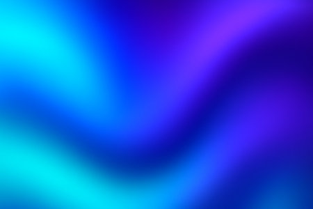 Wonderful bright cyan and violet gradient light blending with smooth glowing transitions.の素材
