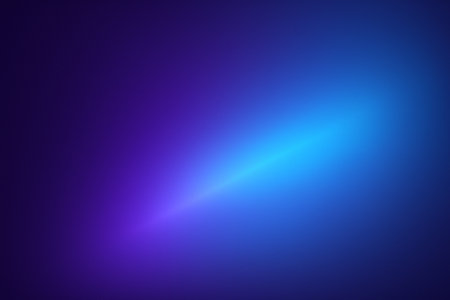 Deep purple transitioning into dark blue with a glowing luminous center effect.の素材