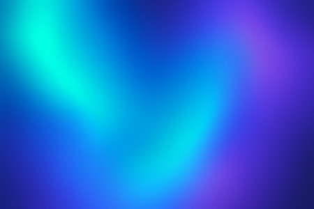 Bright cyan and turquoise glowing blend with smooth gradient light diffusion.の素材