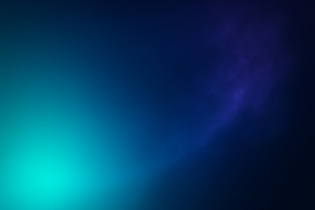 Green and teal glowing smooth blend with a bright light center radiating outward.の素材