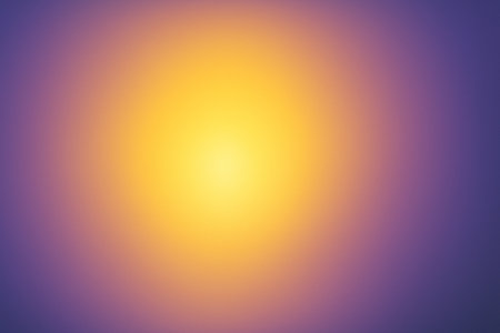 Violet and gold gradient blend creating a glowing smooth abstract transition.の素材